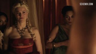 La schiava sessuale Aria Dickson fa sesso con un gladiatore - Spartacus