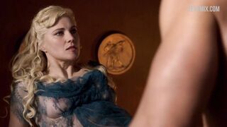 Lucy Lawless got hardcore sex, scene in series Spartacus