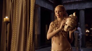 Scena sexy di Brooke Harman nella serie - Spartacus