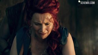 Lucy Lawless faz sexo na sala dos gladiadores, cena em - Spartacus parte 2