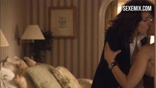 Candace fucks Bette on the couch. sex scenes from series The L Word