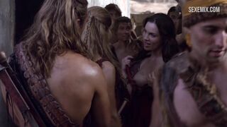 Sexy Luna Rioumina-Brüste-Szene in Spartacus