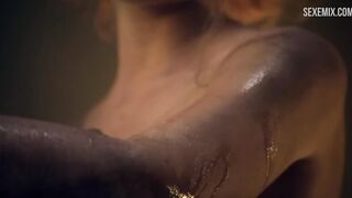 Naked Anna Hutchison Bathing, scene in - Spartacus