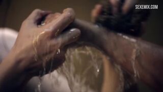 Naked Anna Hutchison Bathing, scene in - Spartacus