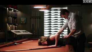 Dakota Johnson gets fucked doggy style on the pool table - Fifty Shades Darker