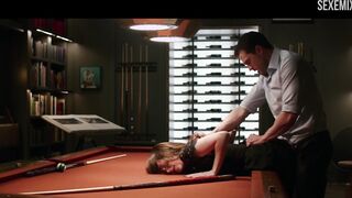 Dakota Johnson gets fucked doggy style on the pool table - Fifty Shades Darker