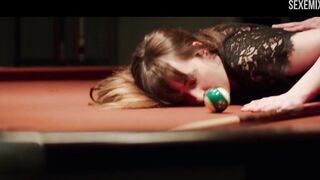 Dakota Johnson gets fucked doggy style on the pool table - Fifty Shades Darker