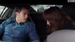 Szene mit Dakota Johnson beim Ficken im Auto in „Fifty Shades of Freedom“