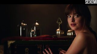 Sexy Dakota Johnson Sexspielzeug und harte Fickszene bei Fifty Shades Freed