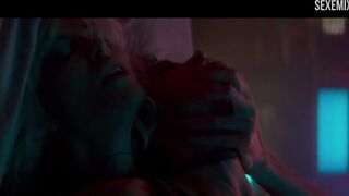 Sexy Sofia Boutella Lesbian scene in Atomic Blonde