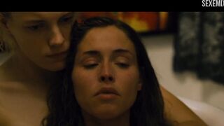 Erika Linder and Natalie Krill Strapon Scene in Below Her Mouth