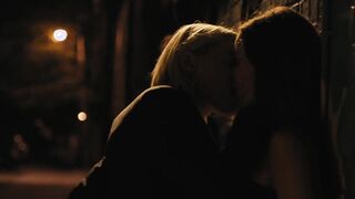 Erika Linder and Natalie Krill hot sexy scene in Below Her Mouth