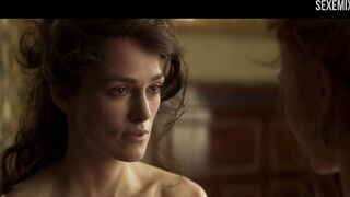 Scena a seno nudo della calda Eleanor Tomlinson in Colette