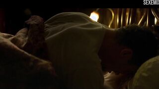 Eleanor Tomlinson fucking in bed scene in Colette