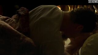 Eleanor Tomlinson fucking in bed scene in Colette