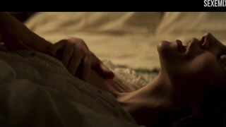 Keira Knightley and Denise Gough lesbian scene in Colette