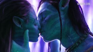 Jake Sully and Neytiri sex scene in Avatar