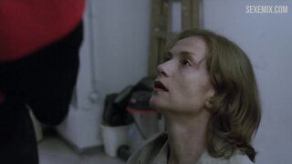 Isabelle Huppert Fucking in floor, scene in Piano Teacher