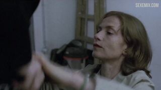 Isabelle Huppert Fucking in floor, scene in Piano Teacher