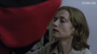 Isabelle Huppert Fucking in floor, scene in Piano Teacher