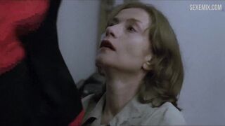 Isabelle Huppert Fucking in floor, scene in Piano Teacher