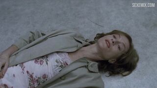 Isabelle Huppert Fucking in floor, scene in Piano Teacher