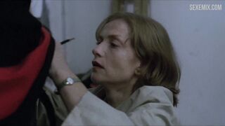 Isabelle Huppert Fucking in floor, scene in Piano Teacher