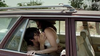 Maribel Verdu fucking in car, scene in Y tu mamá también