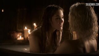 Game of Thrones'taki seksi Roxanne McKee erotik sahnesi