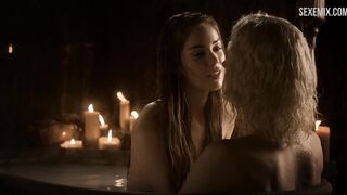 Game of Thrones'taki seksi Roxanne McKee erotik sahnesi