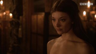 Natalie Dormer shows her breasts, scene in Game of Thrones