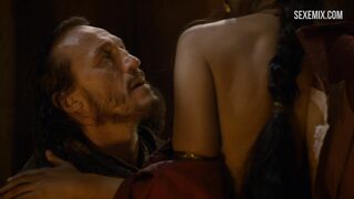 Sahara Knite breasts, undressing scene in Game of Thrones