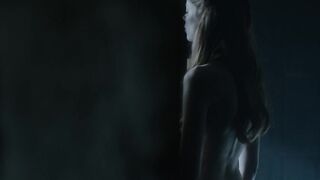 Charlotte Hope fucked hard from behind by the window, scene in Game of Thrones