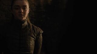 Scène érotique de Maisie Williams dans Game of Thrones