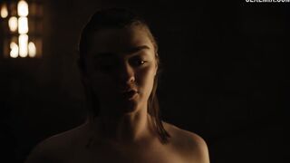 Scena erotica di Maisie Williams in Il Trono di Spade