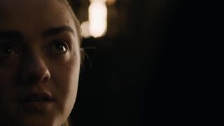 Scena erotica di Maisie Williams in Il Trono di Spade