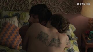 Lena Dunham wird auf dem Bett gefickt, Szene in Girls