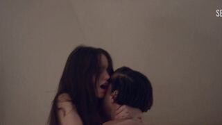 Stacy Martin Seks pod ścianą, scena w Nimfomanka: Cz. II