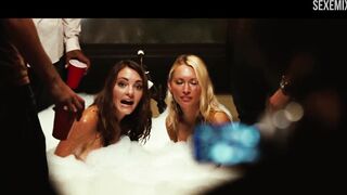 Deon Stein kissing in a bubble bath, scene in Never Back Down