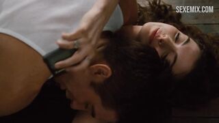 Anne Hathaway erotic scene in the kitchen, in Love And Other Drugs