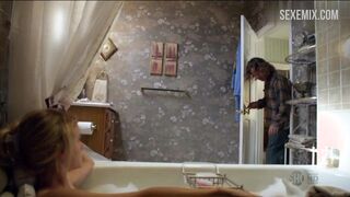 Laura Wiggins taking a bath, scene in Shameless