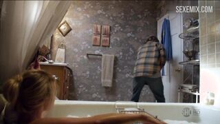 Laura Wiggins taking a bath, scene in Shameless