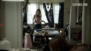 Ileana Huxley showed off her small breasts, scene in Shameless