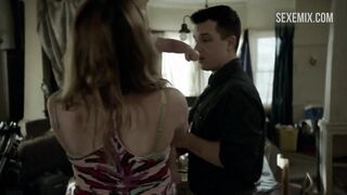 Ileana Huxley showed off her small breasts, scene in Shameless