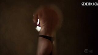 Molly Price being watched through a keyhole, scene in Shameless