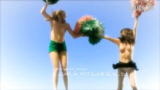 Maura Murphy topless jumping, scene in #1 Cheerleader Camp