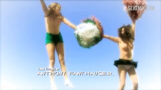 Maura Murphy topless jumping, scene in #1 Cheerleader Camp