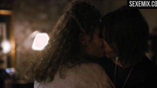 Katherine Moennig and Mercedes Masohn lesbian scene - The L Word: Generation Q