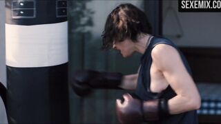 Katherine Mannig boxing on a pear - The L Word: Generation Q