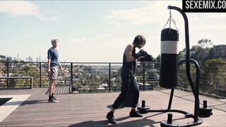 Katherine Mannig boxing on a pear - The L Word: Generation Q